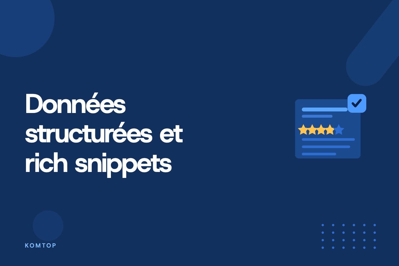 résultat de recherche enrichi avec des étoiles d'avis