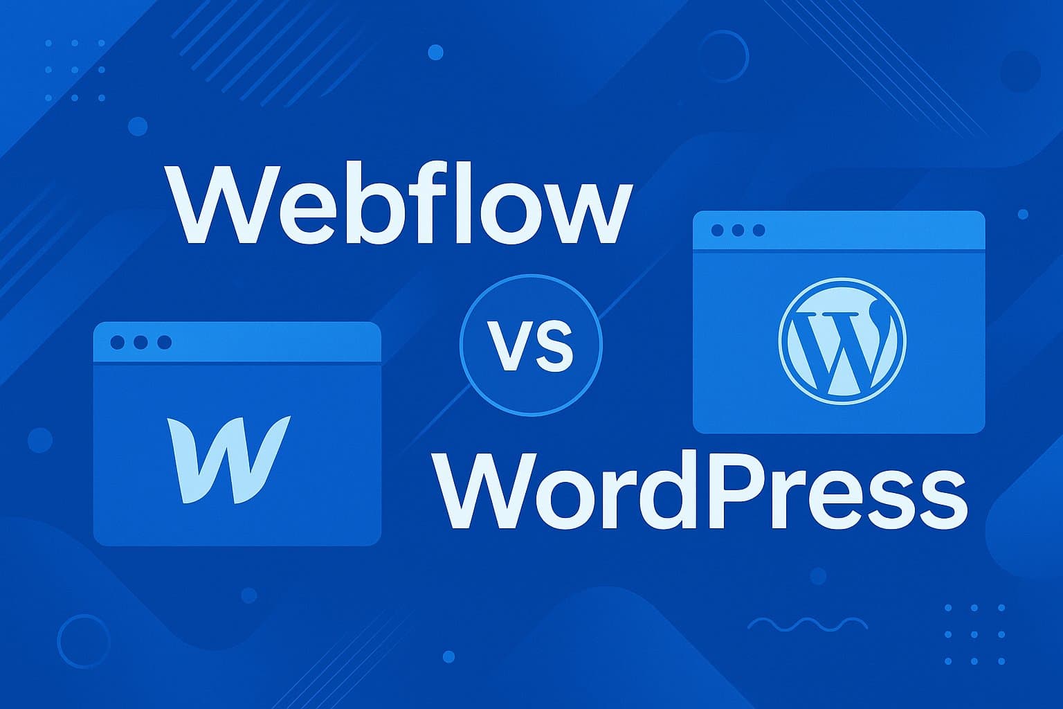 comparatif seo entre webflow et wordpress