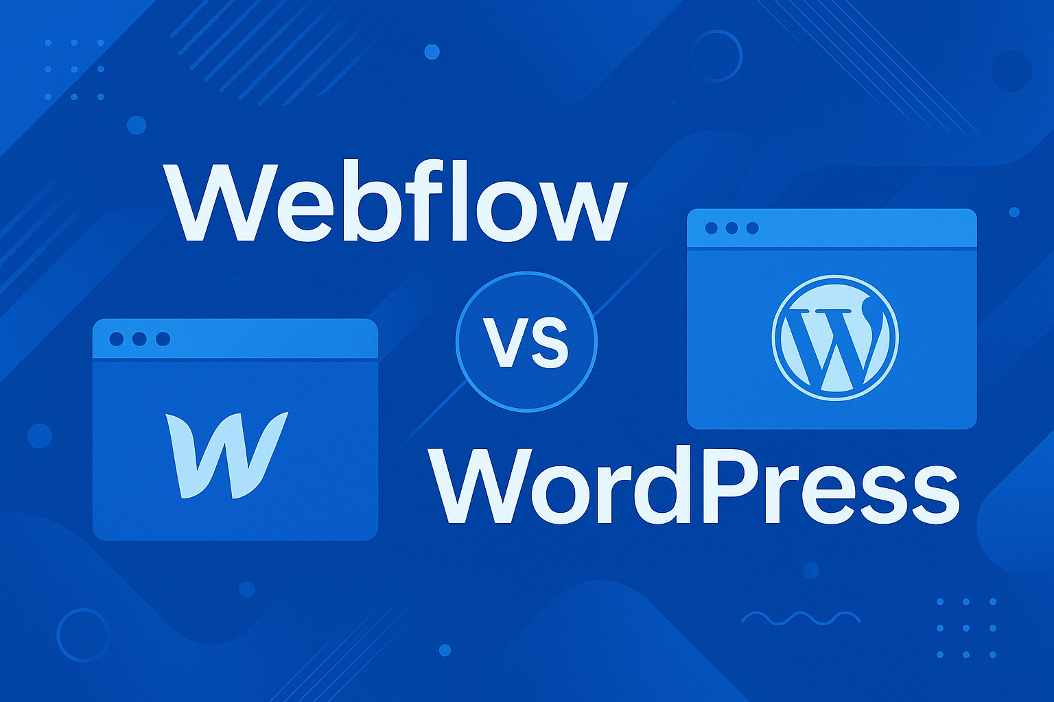 quel cms choisir webflow ou wordpress